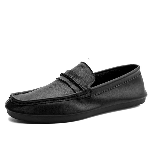 dress shoes casual male patent leather shoes, casual men's low shoes. nrjp, Black