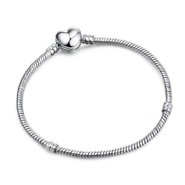 link, chain fashion silver heart love snake bracelet european beaded bangle bracelets jewelery making diy, Black
link, chain fashion silver heart love snake bracelet european beaded bangle bracelets jewelery making diy, Black