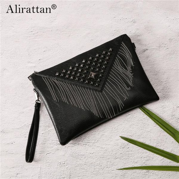 evening bags trending tassel rivet design pu leather clutch for women 2021 fashion brand ladies chains shoulder bag envelope
evening bags trending tassel rivet design pu leather clutch for women 2021 fashion brand ladies chains shoulder bag envelope