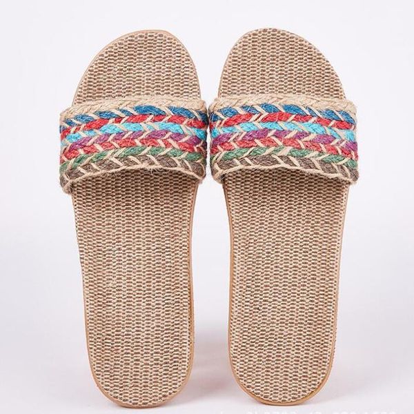 breathable linen slippers for ladies summer indoor women's shoes couple soft bottom fashion weave floor household home slides, Black
breathable linen slippers for ladies summer indoor women's shoes couple soft bottom fashion weave floor household home slides, Black