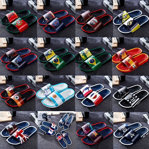 football star sports slippers brand designer color printing mens rubber sandals beach slide non-slip flip flops indoor outdoor shoes size 40, Black
football star sports slippers brand designer color printing mens rubber sandals beach slide non-slip flip flops indoor outdoor shoes size 40, Black