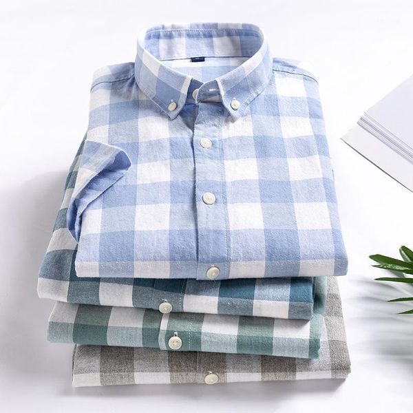 men's casual shirts 2021 summer short sleeve shirt business slim and versatile plaid fashion, White;black
men's casual shirts 2021 summer short sleeve shirt business slim and versatile plaid fashion, White;black