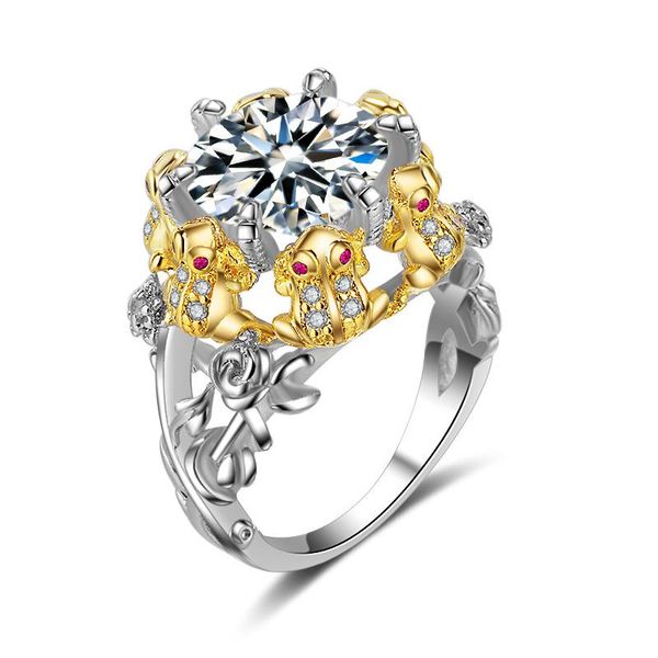 hainon luxury gold frog silver color rings filled 5a austrian crystal party for women/man selling charm jewelry cluster, Golden;silver
hainon luxury gold frog silver color rings filled 5a austrian crystal party for women/man selling charm jewelry cluster, Golden;silver