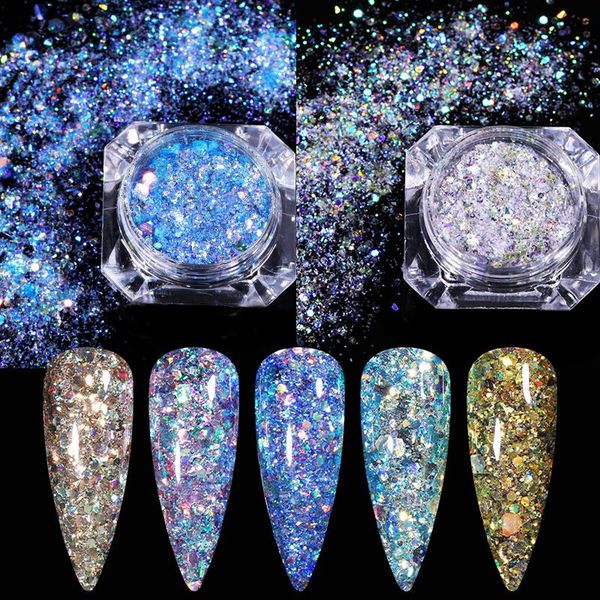 nail glitter holographics powder sequins on nails laser silver chrome shimmer flakes dust for manicures pigment decoration, Silver;gold
nail glitter holographics powder sequins on nails laser silver chrome shimmer flakes dust for manicures pigment decoration, Silver;gold