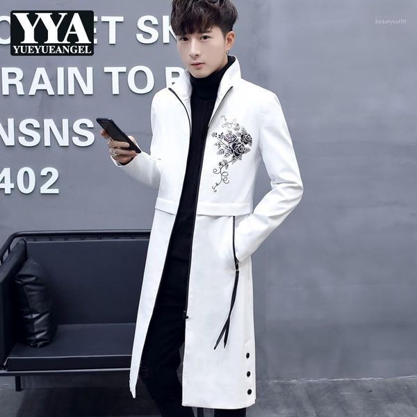 winter thick warm mens pu leather medium length trench coats fashion floral printed stand collar high street plus size men's, Tan;black
winter thick warm mens pu leather medium length trench coats fashion floral printed stand collar high street plus size men's, Tan;black