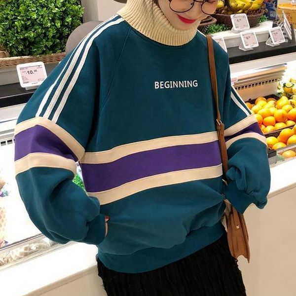 women's hoodies & sweatshirts qweek korean fashion turtleneck oversized women autumn winter 2021 harajuku plus velvet long sleeve kpop, Black
women's hoodies & sweatshirts qweek korean fashion turtleneck oversized women autumn winter 2021 harajuku plus velvet long sleeve kpop, Black
