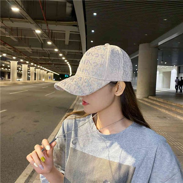 sun hat lady rhinestone letter korean trendy baseball fashion casual embroidery sun shading cap summer, Blue;gray
sun hat lady rhinestone letter korean trendy baseball fashion casual embroidery sun shading cap summer, Blue;gray
