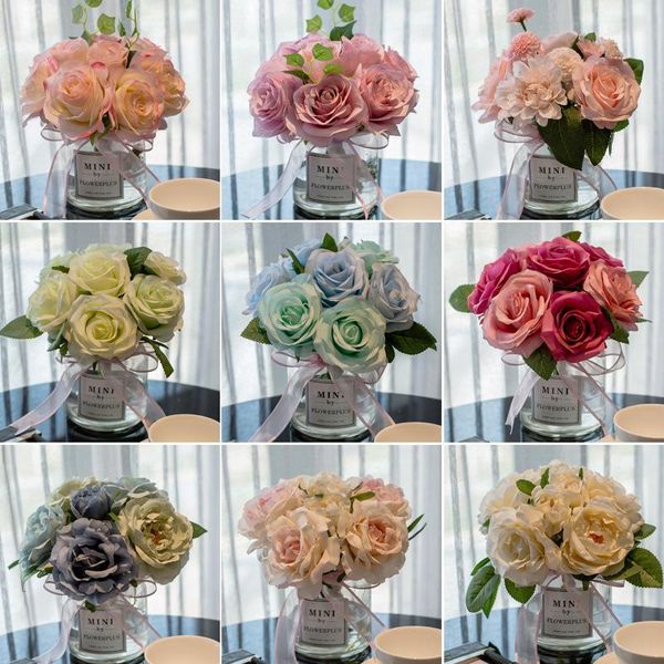 living room transparent flower, creative hydrangea artificial flower glass vase, table art simulation set decorative flowers & wreaths
living room transparent flower, creative hydrangea artificial flower glass vase, table art simulation set decorative flowers & wreaths