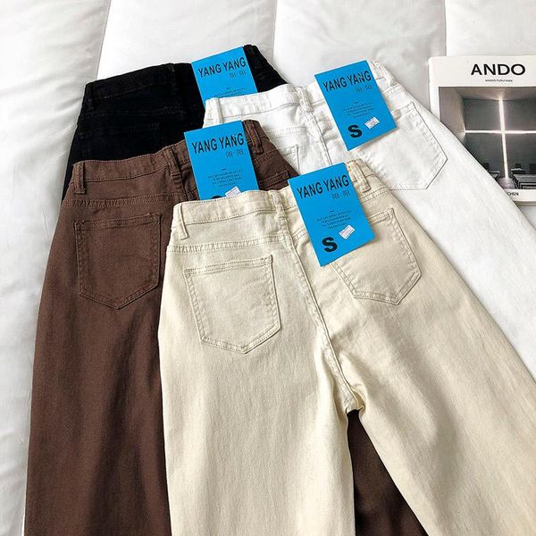 women's jeans plus size solid high waist denim pants spring 2021 pencil streetwear white black vintage straight women, Blue
women's jeans plus size solid high waist denim pants spring 2021 pencil streetwear white black vintage straight women, Blue