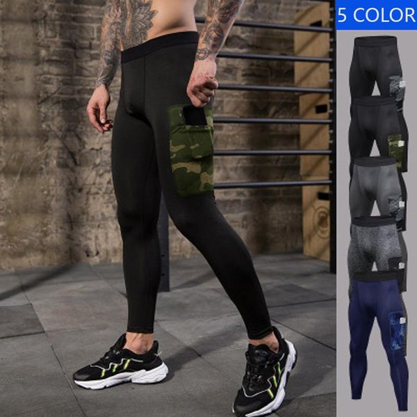 running pants men leggings tights compression fitness camouflage pocket training quick-drying jogging gym sportswear, Black;blue
running pants men leggings tights compression fitness camouflage pocket training quick-drying jogging gym sportswear, Black;blue