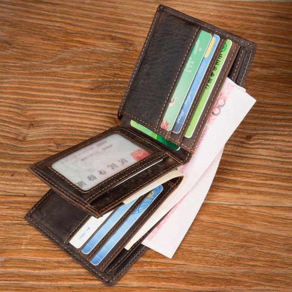 wallets vintage crazy horse handmade leather men multi-functional cowhide coin purse genuine wallet for, Red;black
wallets vintage crazy horse handmade leather men multi-functional cowhide coin purse genuine wallet for, Red;black