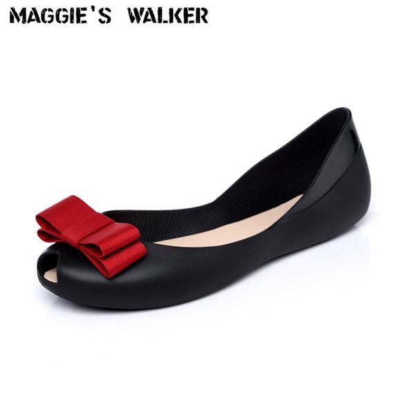 maggie's walker women pointed-toe beach shoes jelly sandals summer trendy slip-on resin rain with bow-ties size 35~41, Black
maggie's walker women pointed-toe beach shoes jelly sandals summer trendy slip-on resin rain with bow-ties size 35~41, Black