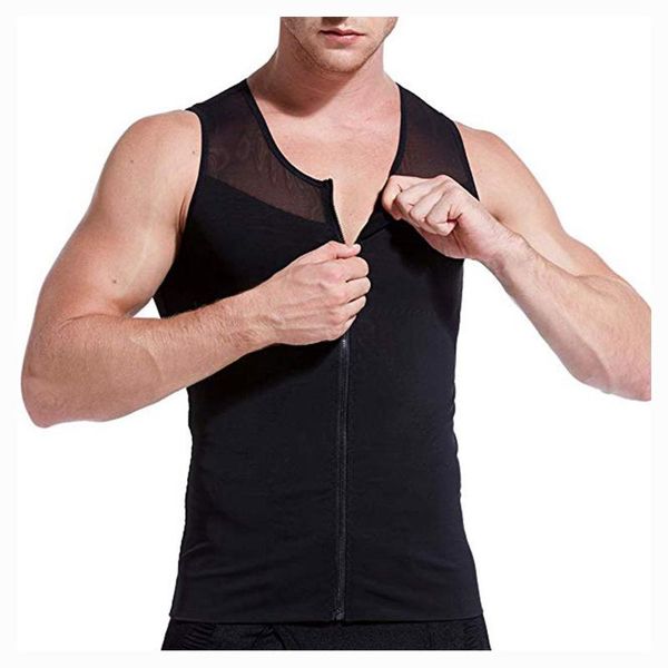 men's body shapers mens slimming shaper vest chest compression shirt abs abdomen slim tank undershirt smooth shapewear corset, Black;brown
men's body shapers mens slimming shaper vest chest compression shirt abs abdomen slim tank undershirt smooth shapewear corset, Black;brown