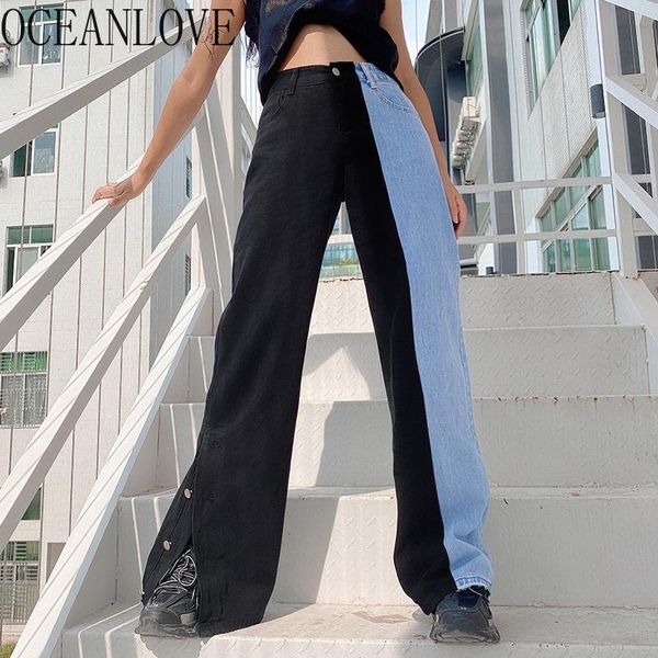 women's pants & capris oceanlove streetwear panelled women autumn fashion vintage denim ropa mujer blue black pantalones 18388, Black;white
women's pants & capris oceanlove streetwear panelled women autumn fashion vintage denim ropa mujer blue black pantalones 18388, Black;white