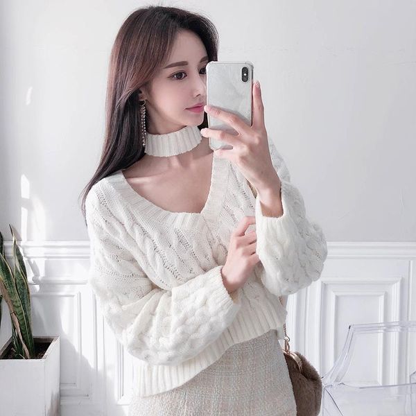 women's sweaters cinessd pullover for women off shoulder long sleeve cotton female winter knit white red plus size, White;black
women's sweaters cinessd pullover for women off shoulder long sleeve cotton female winter knit white red plus size, White;black
