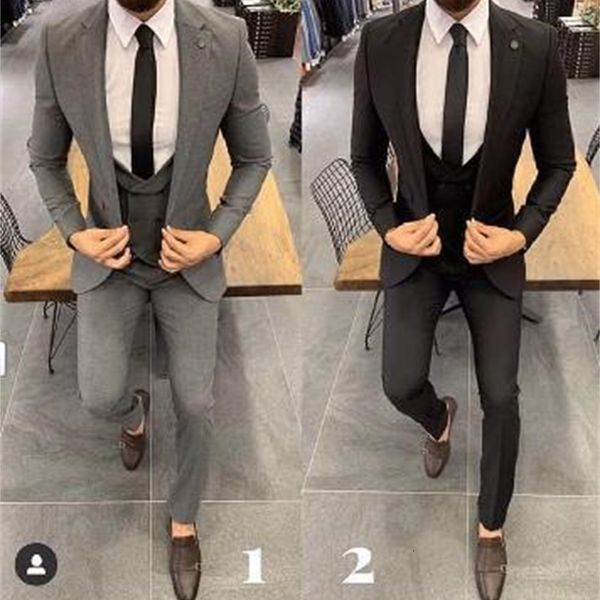 men's suits & blazers classic gray and black male suit, wedding blazer, slim fit, formal, for business, party, three pieces, kdyu, White;black
men's suits & blazers classic gray and black male suit, wedding blazer, slim fit, formal, for business, party, three pieces, kdyu, White;black