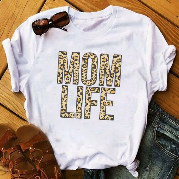 women's t-shirt women female womens t shirt t-shirts tee letter leopard cute mama clothing mom lady mother day ladies graphic, White
women's t-shirt women female womens t shirt t-shirts tee letter leopard cute mama clothing mom lady mother day ladies graphic, White