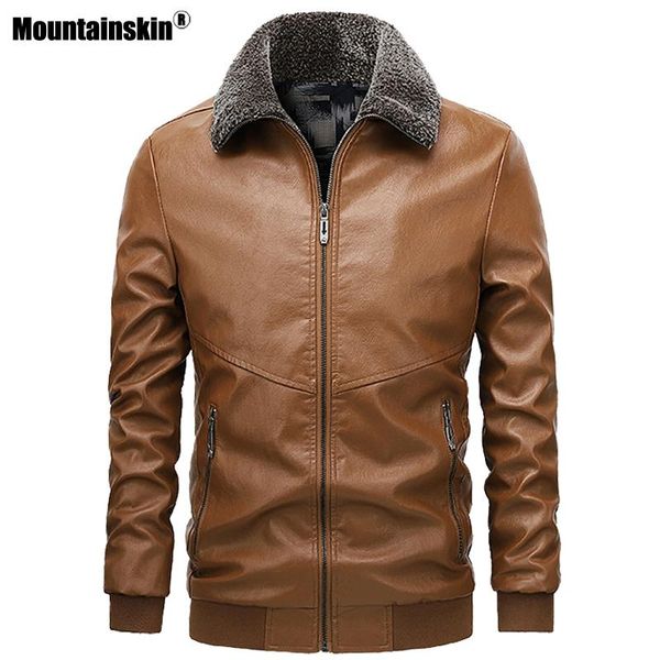 men's fur & faux mountainskin winter lapel thick leather coats plus velvet thicken windproof pu jackets male casual slim fit mt046, Black
men's fur & faux mountainskin winter lapel thick leather coats plus velvet thicken windproof pu jackets male casual slim fit mt046, Black