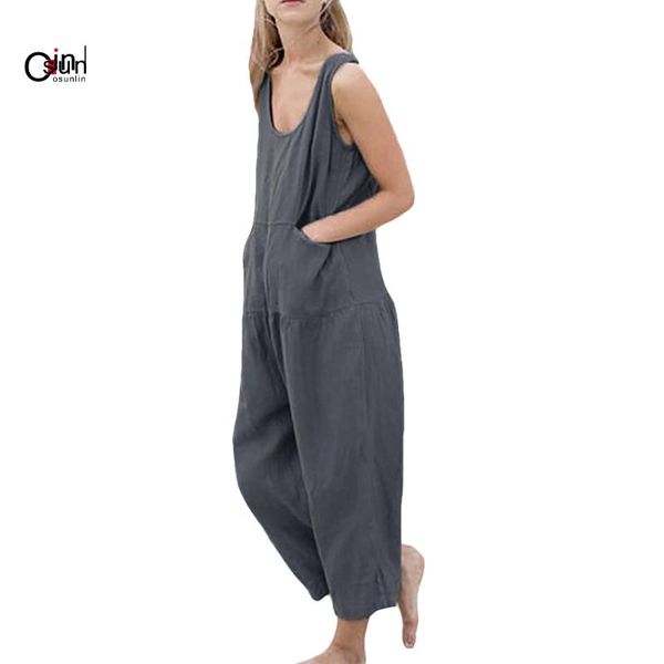 women's jumpsuits & rompers osunlin jumpsuit for women sleeveless strap wide leg pants casual loose romper with pocket plus size, Black;white
women's jumpsuits & rompers osunlin jumpsuit for women sleeveless strap wide leg pants casual loose romper with pocket plus size, Black;white