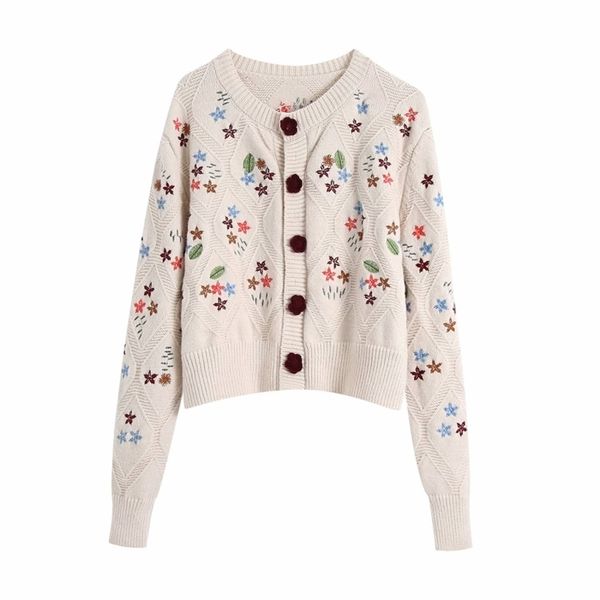 puwd vintage woman beige oversized embroidery knitted cardigan autumn sweet ladies soft sweaters female fashion loose knitwear 210522, White
puwd vintage woman beige oversized embroidery knitted cardigan autumn sweet ladies soft sweaters female fashion loose knitwear 210522, White