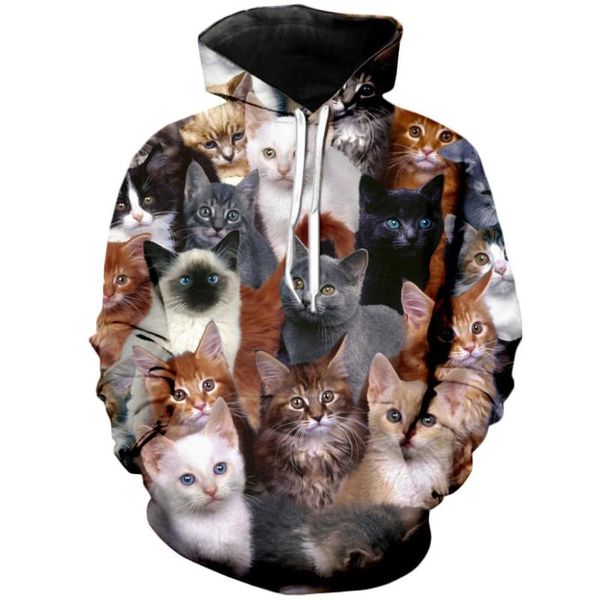 men's hoodies & sweatshirts autumn fashion hoodie animal cute cat collage 3d print women's casual hip hop hooded sweatshirt, Black
men's hoodies & sweatshirts autumn fashion hoodie animal cute cat collage 3d print women's casual hip hop hooded sweatshirt, Black
