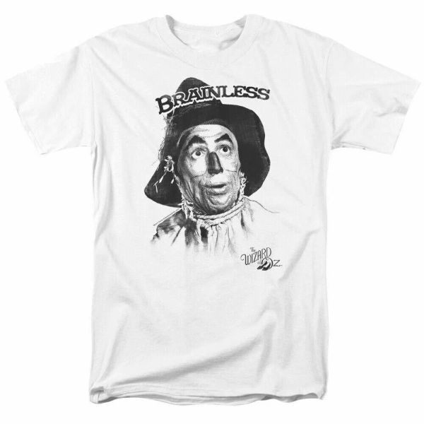 The Wizard of Oz Brainless T Shirt Licensed Movie Retro Classic Tee New White, White;black
The Wizard of Oz Brainless T Shirt Licensed Movie Retro Classic Tee New White, White;black