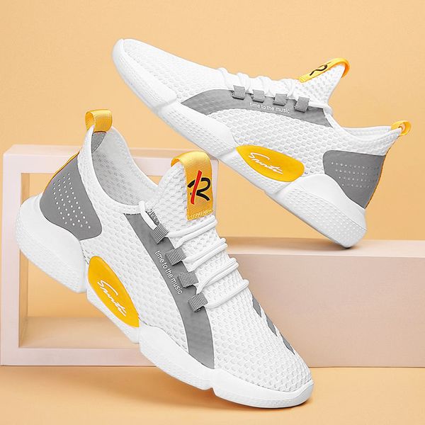 Mens Running Shoes 2022 Fashion Lightweight Summer Breathable Mesh Sports Casual Shoes Outdoor Men Jogging Shoes Tenis Sneakers, Yellow
Mens Running Shoes 2022 Fashion Lightweight Summer Breathable Mesh Sports Casual Shoes Outdoor Men Jogging Shoes Tenis Sneakers, Yellow