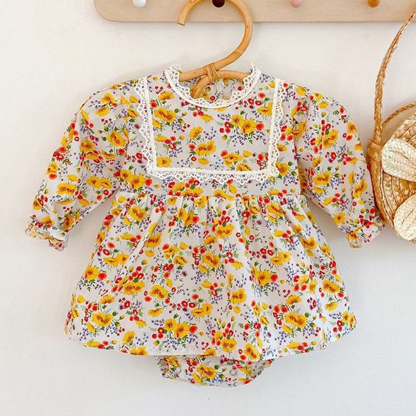 infant baby girls yellow floral printing clothing spring autumn kids girl long sleeve rompers clothes black friday hi8x, White
infant baby girls yellow floral printing clothing spring autumn kids girl long sleeve rompers clothes black friday hi8x, White