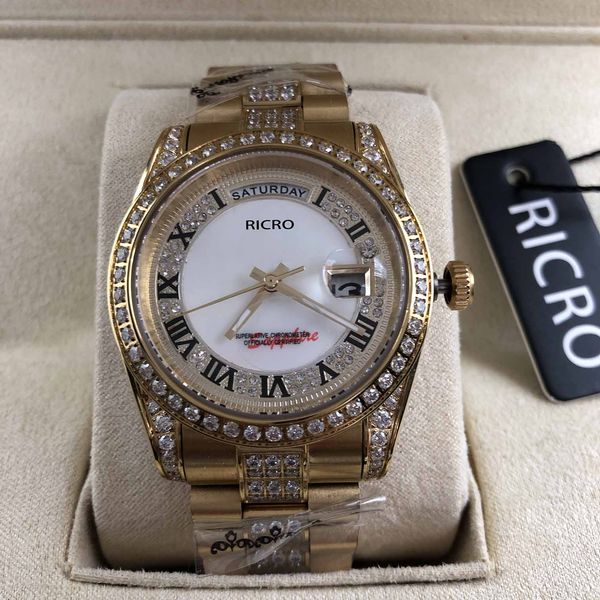 ladies luxury watch master automatic movement gold shining diamond sapphire glass 36 mm white dial stainless steel watchband wholesale and r, Slivery;brown
ladies luxury watch master automatic movement gold shining diamond sapphire glass 36 mm white dial stainless steel watchband wholesale and r, Slivery;brown