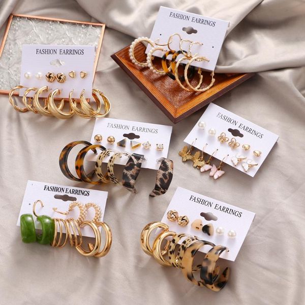 hoop & huggie 17km punk leopard acrylic resin earrings set for women trendy gold butterfly pearl circle gifts jewelry, Golden;silver
hoop & huggie 17km punk leopard acrylic resin earrings set for women trendy gold butterfly pearl circle gifts jewelry, Golden;silver