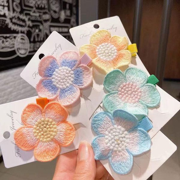 hair accessories fashion flower knitted fabric hairpin cotton thread embroidery for children kids girls cute headwear, Slivery;white
hair accessories fashion flower knitted fabric hairpin cotton thread embroidery for children kids girls cute headwear, Slivery;white