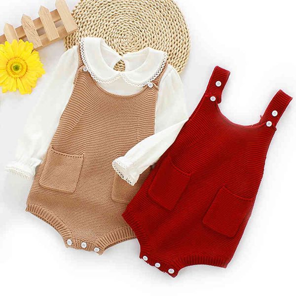 baby girls bodysuits knit boys knitwear pocket for clothes spring autumn toddler outfit 210429, Blue
baby girls bodysuits knit boys knitwear pocket for clothes spring autumn toddler outfit 210429, Blue