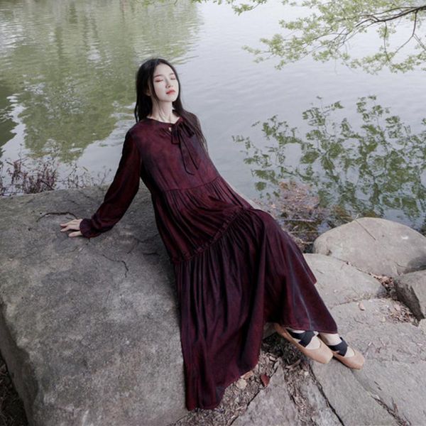 casual dresses ladies long-sleeved dress, lace-up, long cake and large swing loose beach holiday dark night rose, Black;gray
casual dresses ladies long-sleeved dress, lace-up, long cake and large swing loose beach holiday dark night rose, Black;gray
