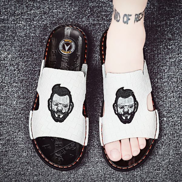 mens slipper 2021 summer fashion flip-flop personality men slippers outdoor genuine leather waterproof male shoes, Black
mens slipper 2021 summer fashion flip-flop personality men slippers outdoor genuine leather waterproof male shoes, Black