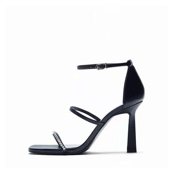 ankle strap woman fashion rhinestone shoes high heels transparent ladies heel wedding sandals, Black
ankle strap woman fashion rhinestone shoes high heels transparent ladies heel wedding sandals, Black