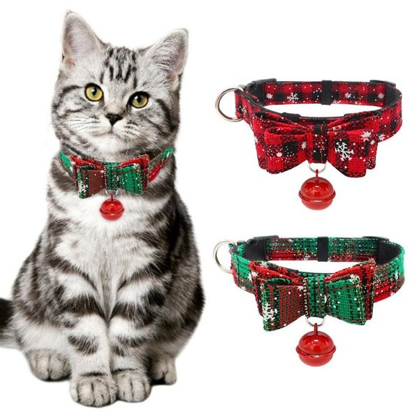 cat collars & leads christmas collar with bell bowknot snowflake small dog pet seat belt buckle adjustable neck strap
cat collars & leads christmas collar with bell bowknot snowflake small dog pet seat belt buckle adjustable neck strap