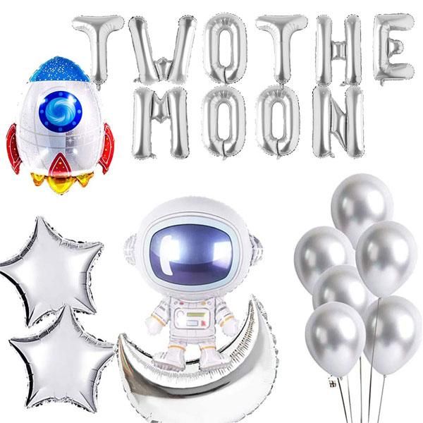 party decoration two the moon balloons,2 birthday banner for baby 2nd outer space astronaut robot ufo theme
party decoration two the moon balloons,2 birthday banner for baby 2nd outer space astronaut robot ufo theme