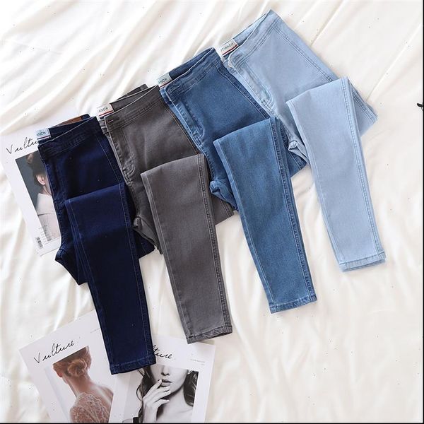 high waist womens jean jeans women spring elasticity slim pants leggings autumn fashio hip lifting grey denim pencil, Blue
high waist womens jean jeans women spring elasticity slim pants leggings autumn fashio hip lifting grey denim pencil, Blue