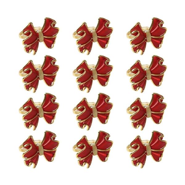 12pcs gold red bow napkin buckle ring for wedding, dinner party, table decoration rings
12pcs gold red bow napkin buckle ring for wedding, dinner party, table decoration rings
