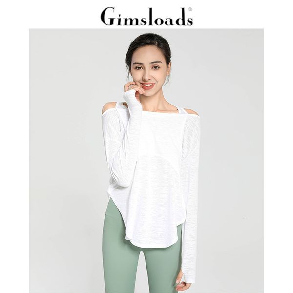 tees t-shirt sports women's loose large quick drying fitns long sleeve autumn thin yoga cloth running blouse, White
tees t-shirt sports women's loose large quick drying fitns long sleeve autumn thin yoga cloth running blouse, White