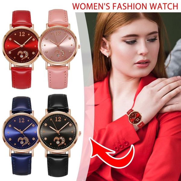 wristwatches women wrist watch casual quartz leather band strap dress ladies analog wristwatch girls clock gift, Slivery;brown
wristwatches women wrist watch casual quartz leather band strap dress ladies analog wristwatch girls clock gift, Slivery;brown