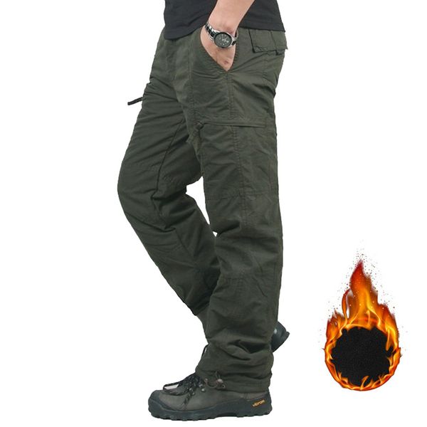 brand winter double layer mens cargo pants warm baggy pants cotton trousers for men male military camouflage tactical, Black
brand winter double layer mens cargo pants warm baggy pants cotton trousers for men male military camouflage tactical, Black