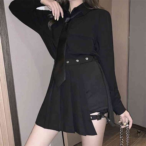 new harajuku 2021 women fashion summer plaid mini pleated punk gothic high waist female short skirts with shorts, Black
new harajuku 2021 women fashion summer plaid mini pleated punk gothic high waist female short skirts with shorts, Black