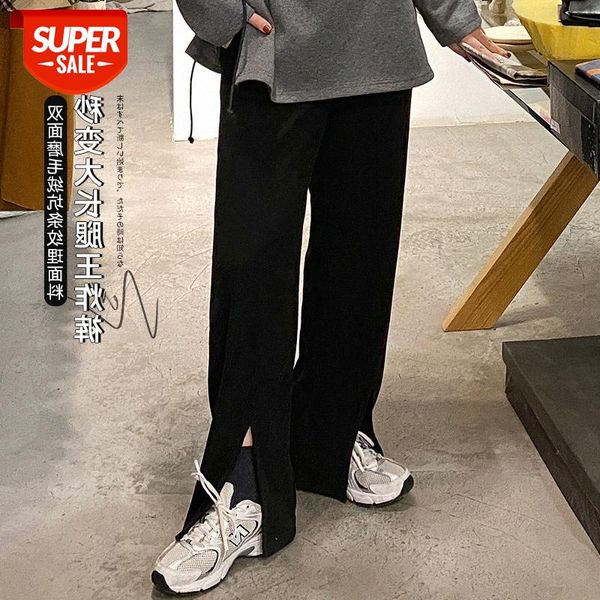 fat mm black pit strip split casual pants women's plus size loose straight wide-leg trend #xt7i, Black;white
fat mm black pit strip split casual pants women's plus size loose straight wide-leg trend #xt7i, Black;white