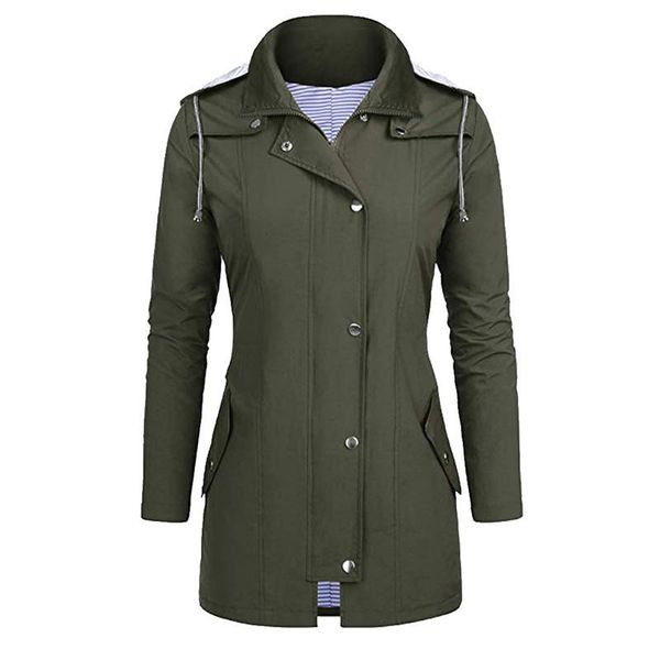 women's jackets plus size outdoor sportswear jacket women solid rain waterproof sunscreen hooded raincoat windproof coat n10, Black;brown
women's jackets plus size outdoor sportswear jacket women solid rain waterproof sunscreen hooded raincoat windproof coat n10, Black;brown
