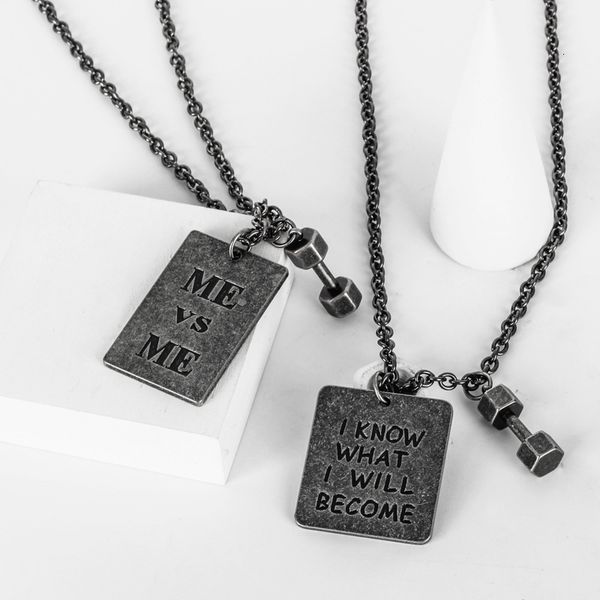 personality trend fitness exercise small dumbbell faith lock ancient silver square men and women's pendant
personality trend fitness exercise small dumbbell faith lock ancient silver square men and women's pendant