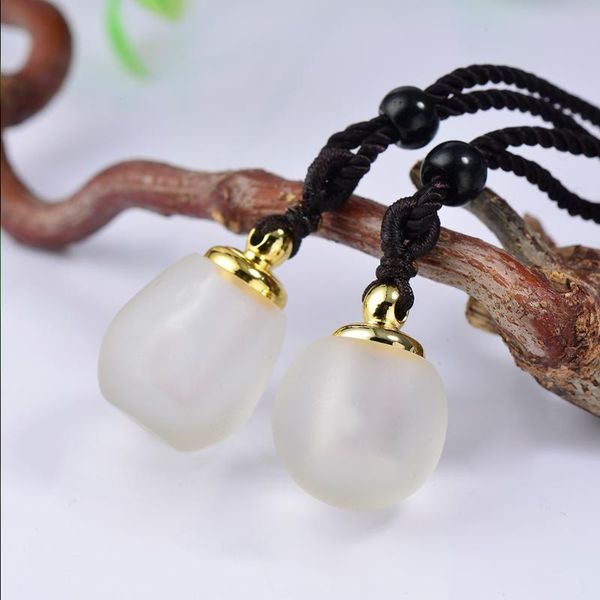 1pc big opening frosted crystal bottle pet ashes necklace screw cap perfume oil keepsake openable pendant for women man necklaces, Silver
1pc big opening frosted crystal bottle pet ashes necklace screw cap perfume oil keepsake openable pendant for women man necklaces, Silver