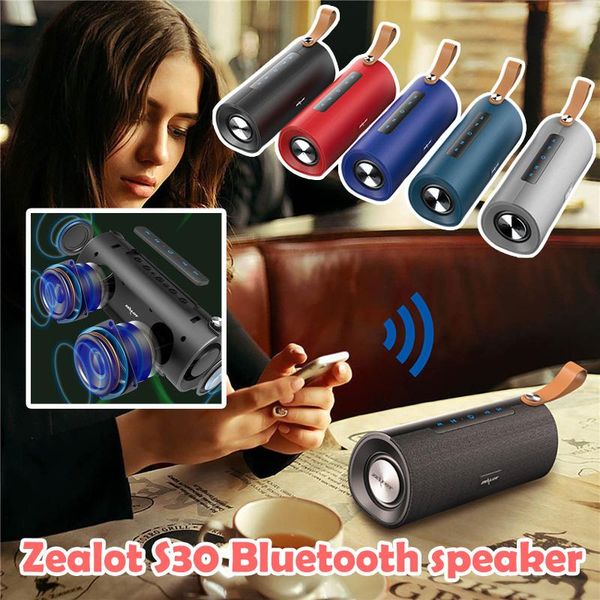 mini speakers zealot s30 wireless bluetooth speaker hifi portable stereo bass sound box support tf card,tws,aux,usb flash drive
mini speakers zealot s30 wireless bluetooth speaker hifi portable stereo bass sound box support tf card,tws,aux,usb flash drive