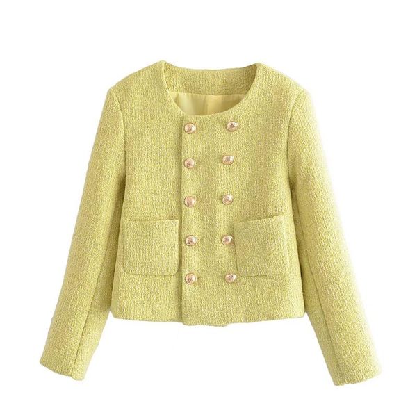 women's jackets willshela women fashion double breasted yellow cropped jacket vintage long sleeves o-neck female coat chic, Black;brown
women's jackets willshela women fashion double breasted yellow cropped jacket vintage long sleeves o-neck female coat chic, Black;brown