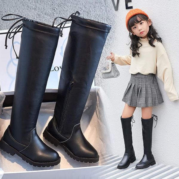 kushyshoo girl' leather boots knee-high children long children' plush princess autumn and winter toddler girl, Black;grey
kushyshoo girl' leather boots knee-high children long children' plush princess autumn and winter toddler girl, Black;grey